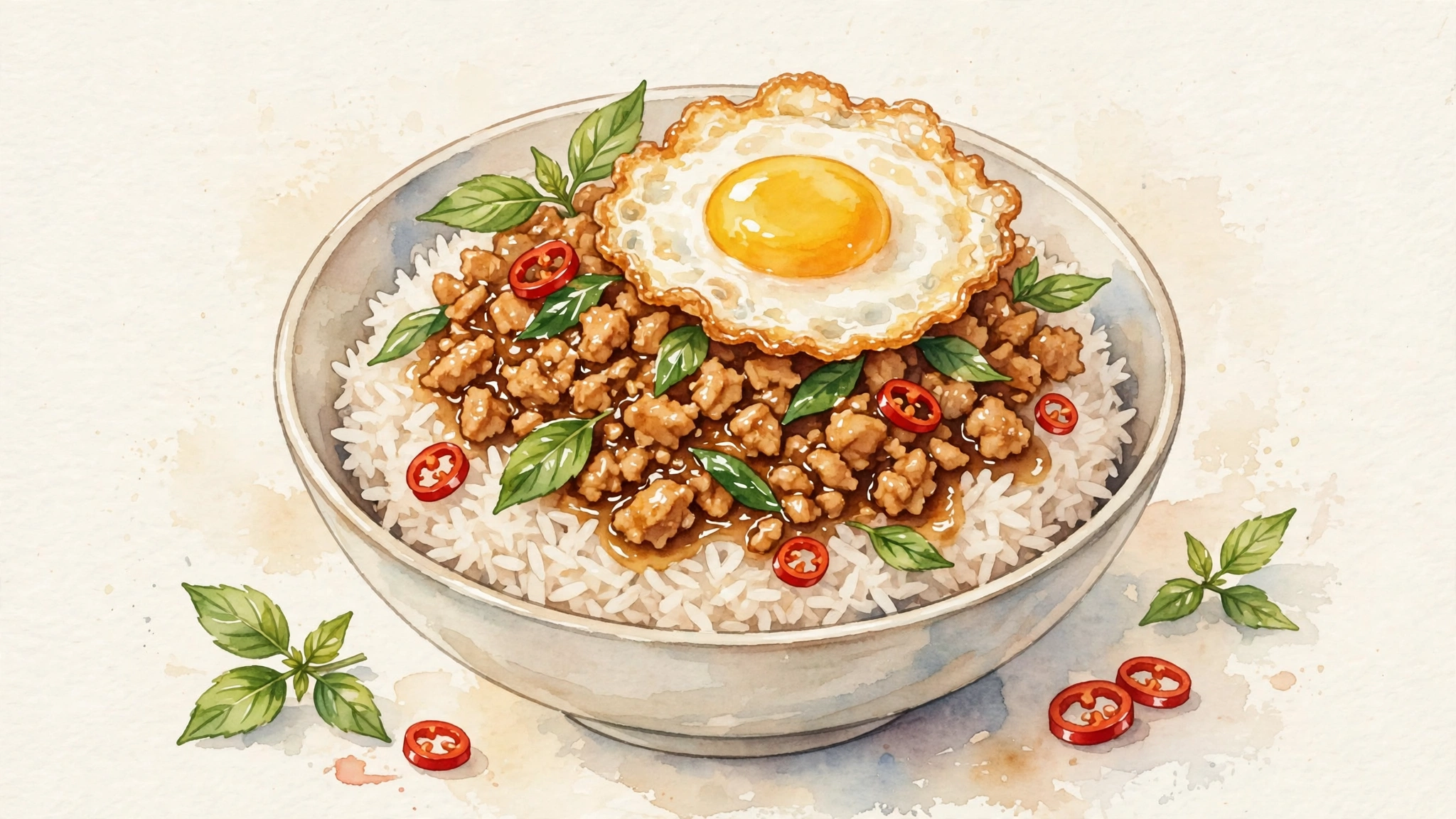 Thai Basil Chicken for a Weeknight Dinner