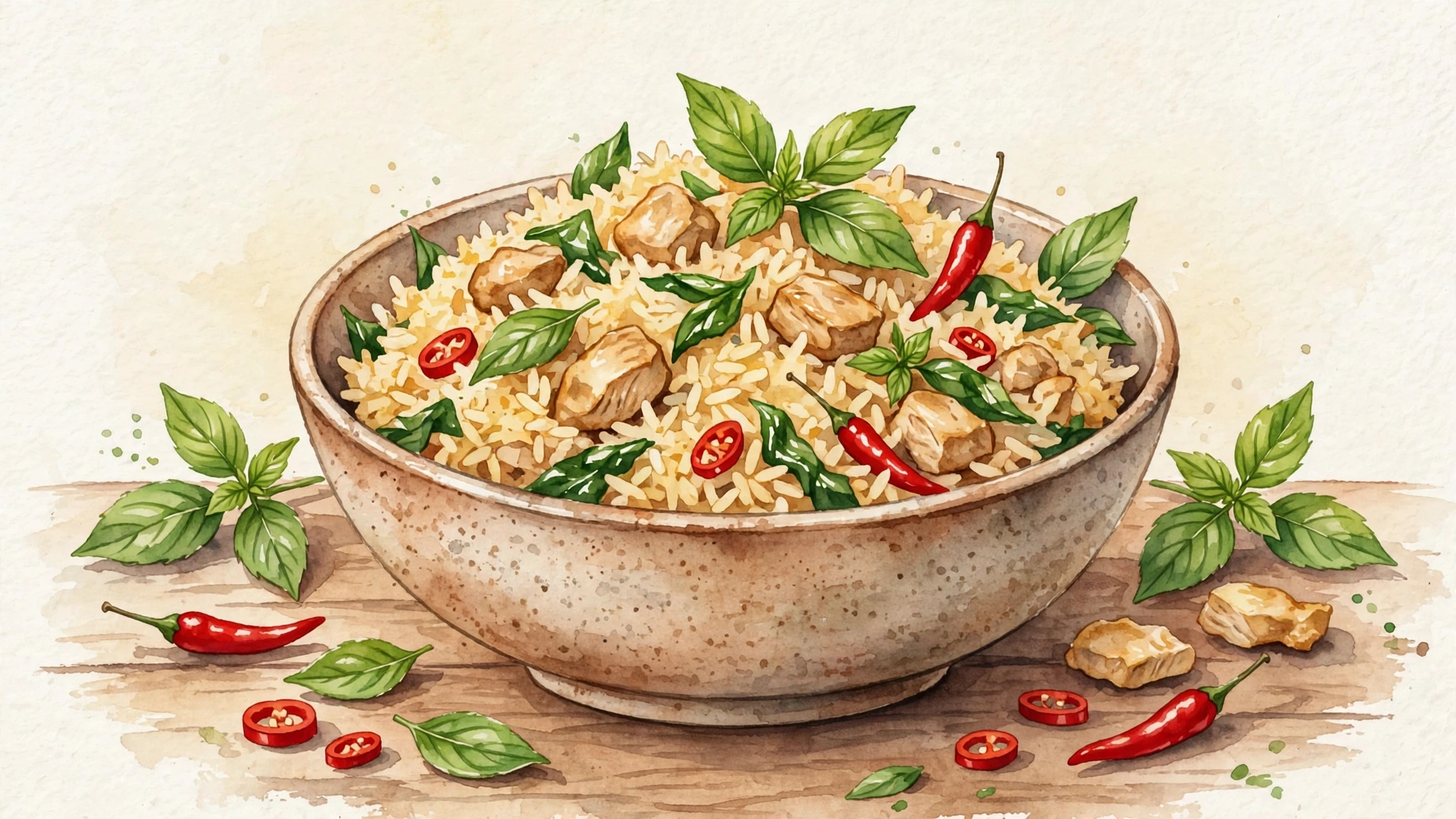 Thai Basil Fried Rice