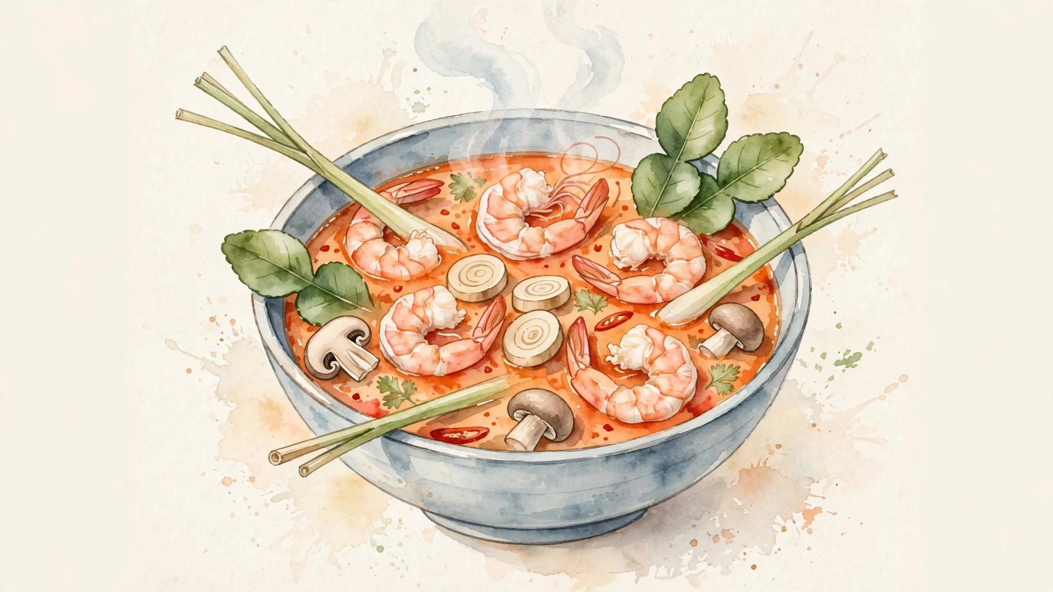 Tom Yum Soup with Shrimp