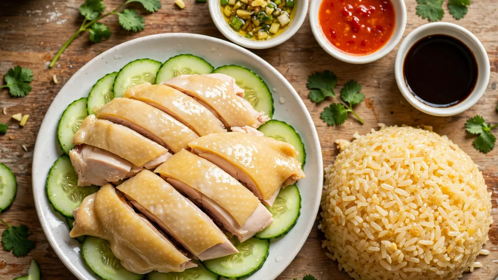 Hainanese chicken rice